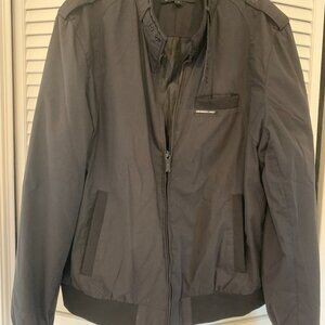 Members Only Vintage Black Racer Jacket